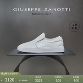 ZanottiGZ男士 Giuseppe GZ94鳄鱼纹印花一脚蹬乐福休闲鞋 礼物