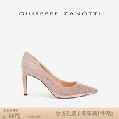 满缀水钻尖头细跟高跟鞋 Giuseppe ZanottiGZ女士FW23秋冬新品