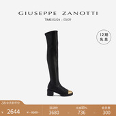 ZanottiGZ女士时尚 Giuseppe 增高厚底长筒靴过膝长靴 礼物