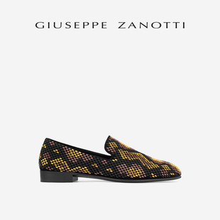 时尚 ZanottiGZ男士 臻选特惠 彩金色铆钉乐福鞋 Giuseppe