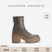 休闲粗跟时装 ZanottiGZ女士时尚 Giuseppe 靴厚底短靴 臻选特惠