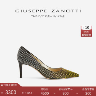 单鞋 ZanottiGZ女士水钻尖头婚鞋 Giuseppe 高跟鞋 臻选特惠