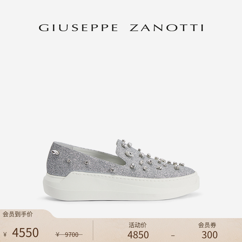 [臻选特惠]Giuseppe Zanotti GZ女士厚底乐福鞋