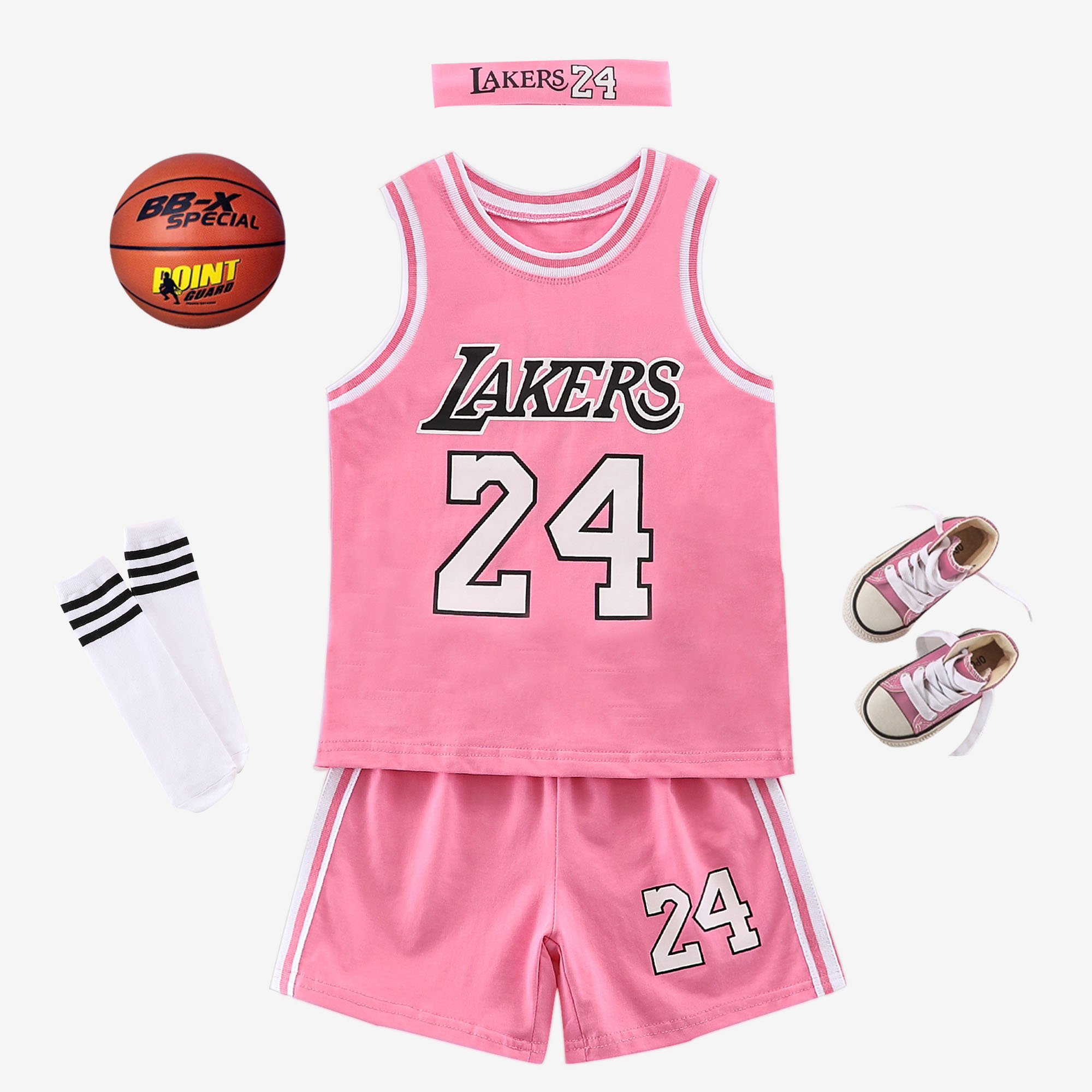 儿童DUNK篮球服套装透气纯棉图片