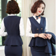 商务西服 酒店接待工作服马甲三件套美容师工装 职业套装 女马夹职装