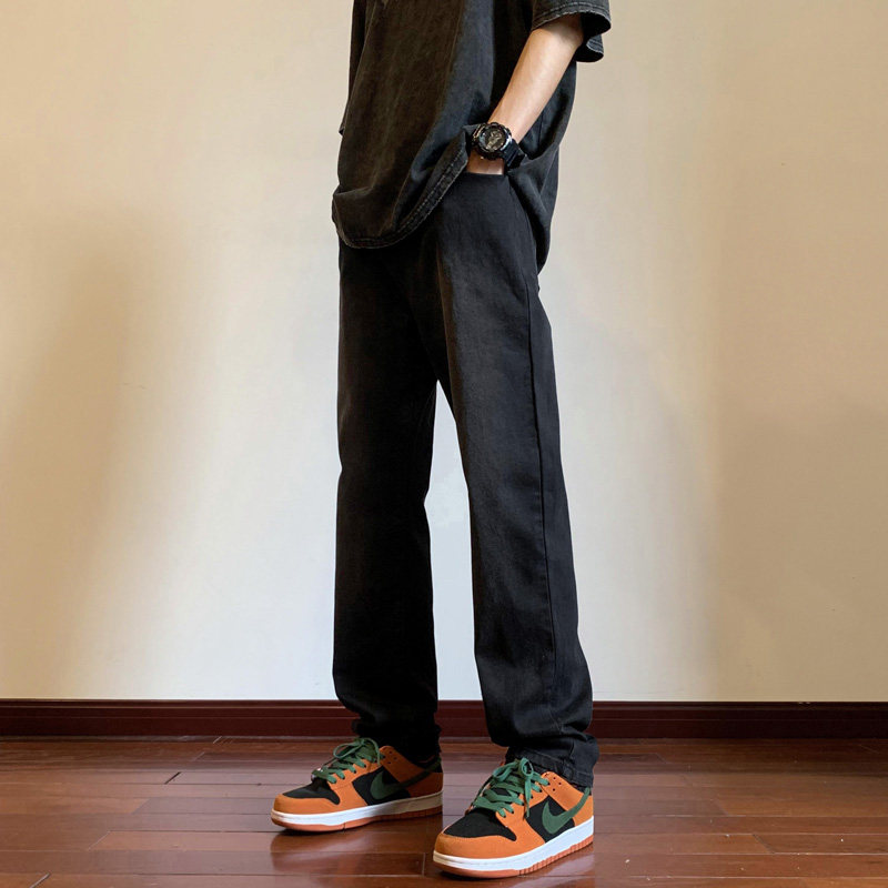 弹力美式高街简约牛仔裤百搭男女5BK335-P50控78,男装牛仔裤,星座515