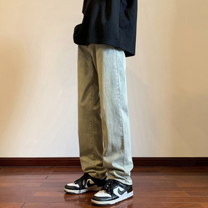弹力美式高街简约牛仔裤百搭男女5  BK335-P50控78图片