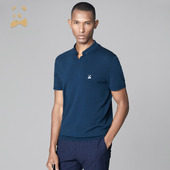 多色可选 CANUDILO 卡奴迪路 多色可选立领简约针织短袖 POLO衫