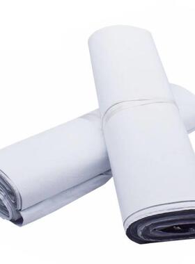 伏兴快递袋物流打包袋防水包装袋塑料袋全新料白色38*52cm100只