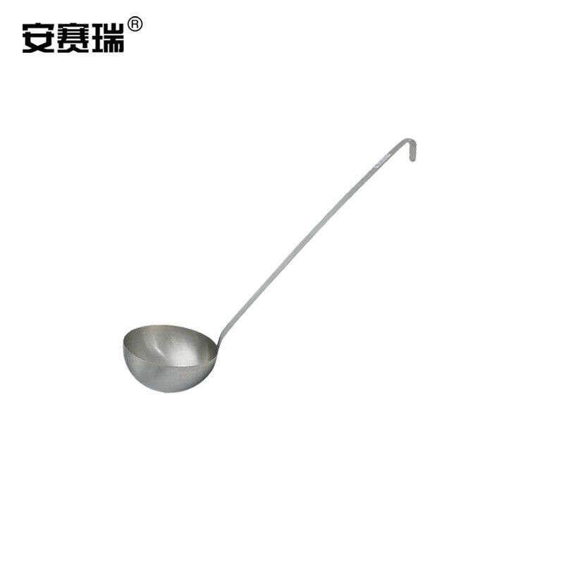 不锈钢汤勺食堂餐厅酒店商用不锈钢炒勺加长柄汤勺油勺短把