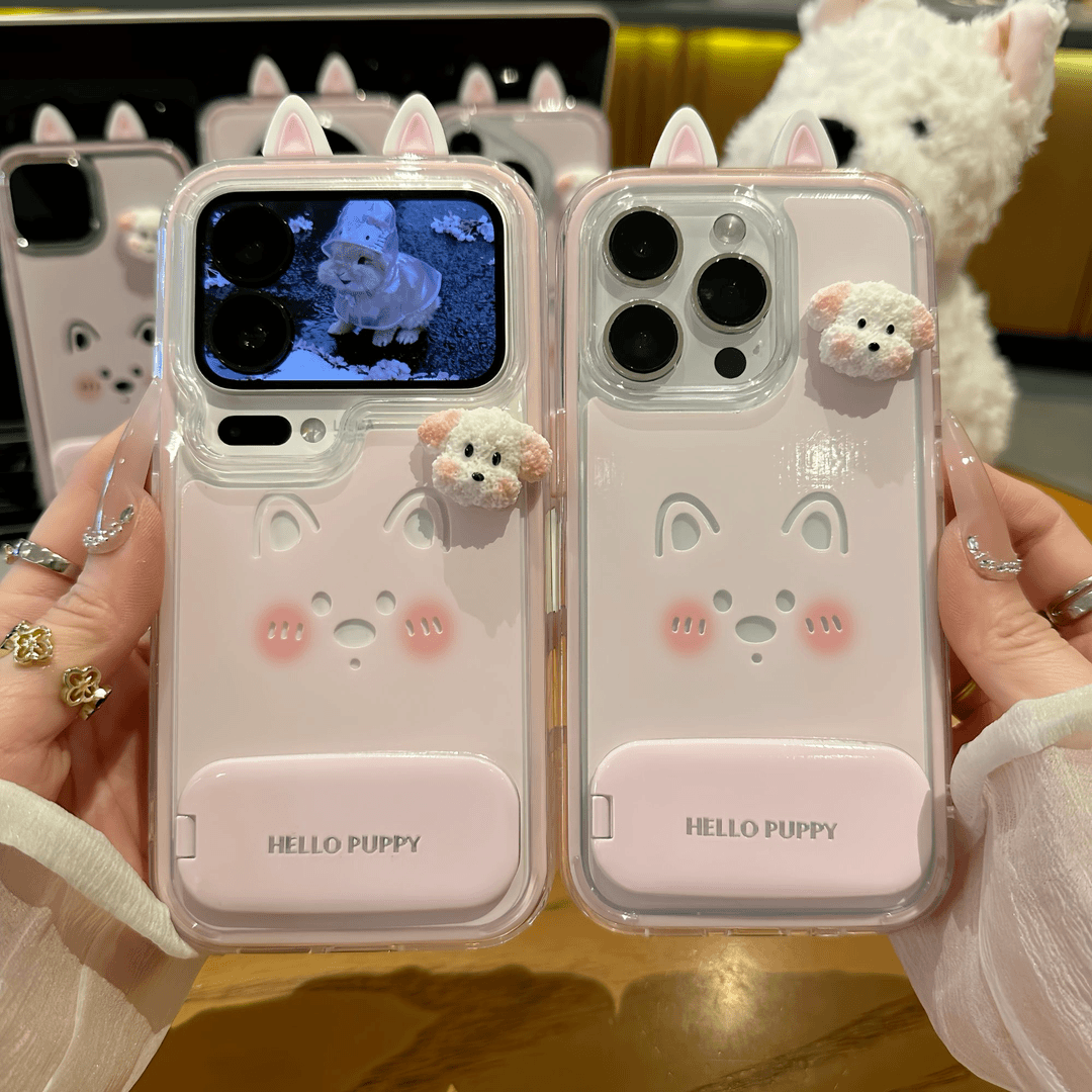 腮红西高地支架适用苹果17/16promax撞色手机壳华为viv