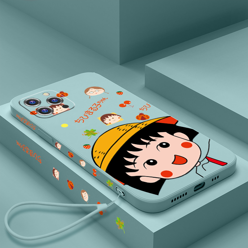 卡通樱桃小丸子苹果12手机壳iphone11液态硅胶12Promax镜头全包防摔11promax保护套个性男女款12创意软壳适用高性价比高么？