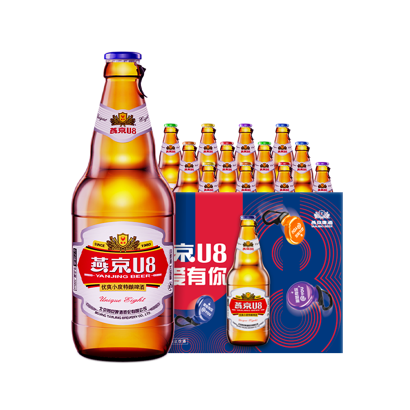 燕京啤酒优爽小度特酿顺义啤酒