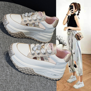 厚底松糕老爹鞋女2026夏季新款爆款超火镂空透气休闲包头运动凉鞋