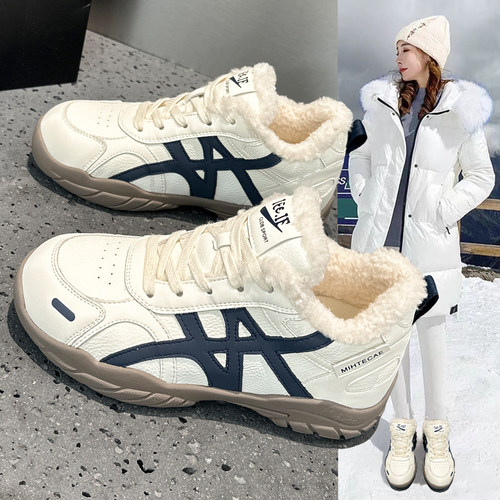 毛毛鞋女冬季外穿内增高德训棉鞋