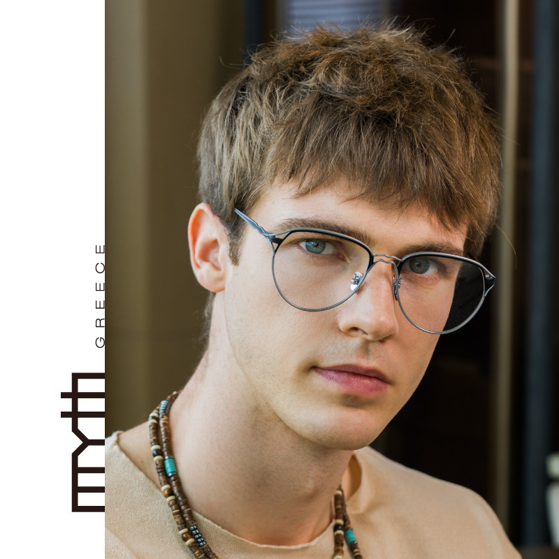 MYTH双梁钛金眼镜架极简主义高级感近视眼镜框多元时尚百搭MO2