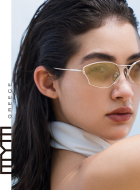 MYTH未来美学不规则太阳镜创意液态金属设计猫眼墨镜先锋感MS2309