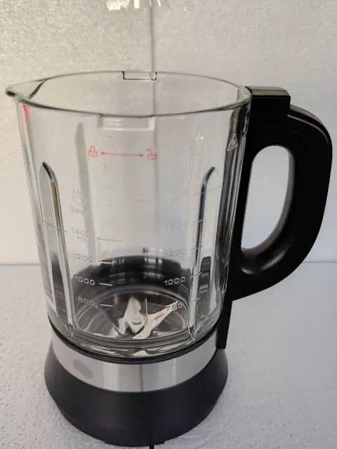美的破壁豆浆料理机配件PB10Easy203全新加热搅拌玻璃杯组杯座