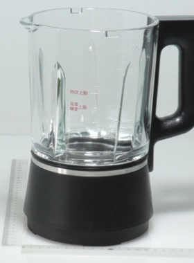 美的破壁机配件BL1542/BL1543/BL1528A/PB15X3全新加热搅拌玻璃杯