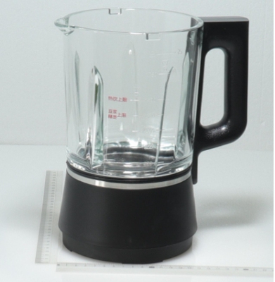 美的破壁机配件BL1542/BL1543/BL1528A/PB15X3全新加热搅拌玻璃杯