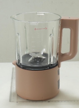 美的破壁机配件PB80S1/PB80S2/PB80ST23/BL80S01加热搅拌玻璃杯