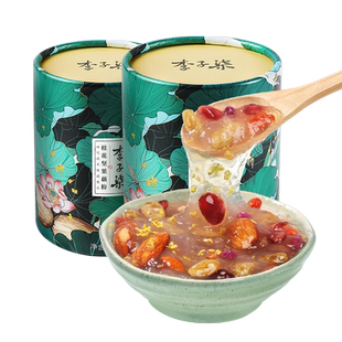 李子柒藕粉桂花坚果藕粉羹代餐坚果羹营养早餐冲饮食品258g*2罐