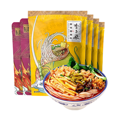 李子柒广西柳州螺蛳粉爆椒螺蛳粉