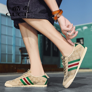 酷奇男鞋透气薄款脏脏鞋男女情侣百搭板鞋潮流运动休闲复古阿甘鞋