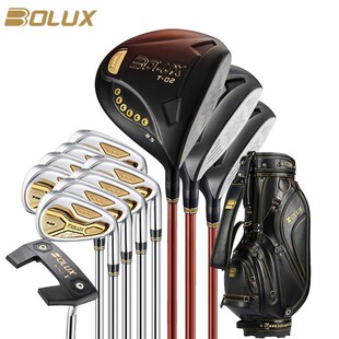 新款BOLUX博勒克斯T02男士高尔夫球杆套杆轻量高容错初中级全套杆