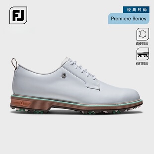 FootJoy高尔夫球鞋男士Premiere Series系列FJ真皮有钉鞋26新款
