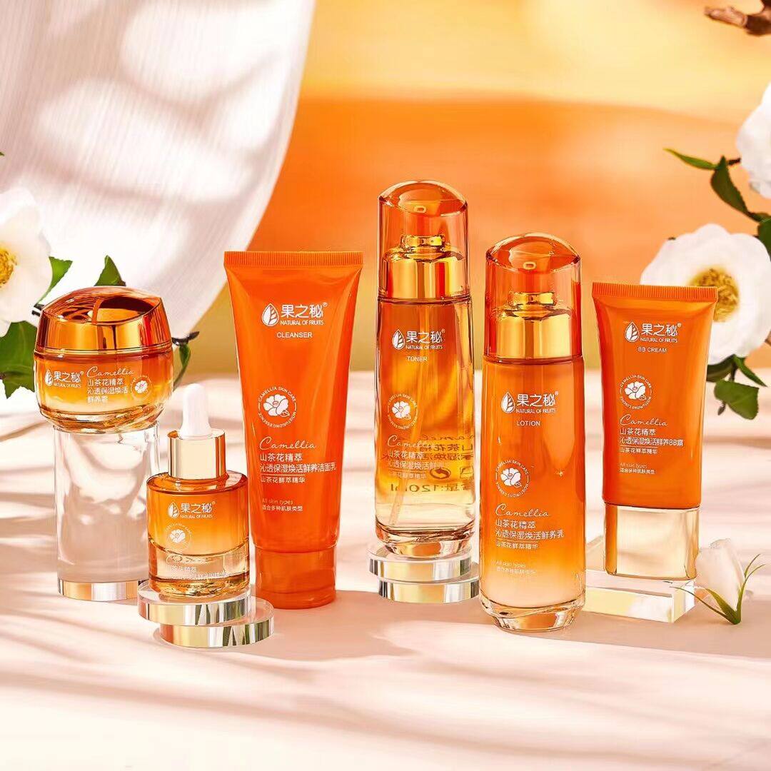 山茶花护肤品敏感肌补水保湿修复肌肤水乳男女学生套装正品化妆品