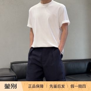 国内现货Loro Piana 诺悠翩雅 新款亚麻男士海军蓝LP休闲短裤