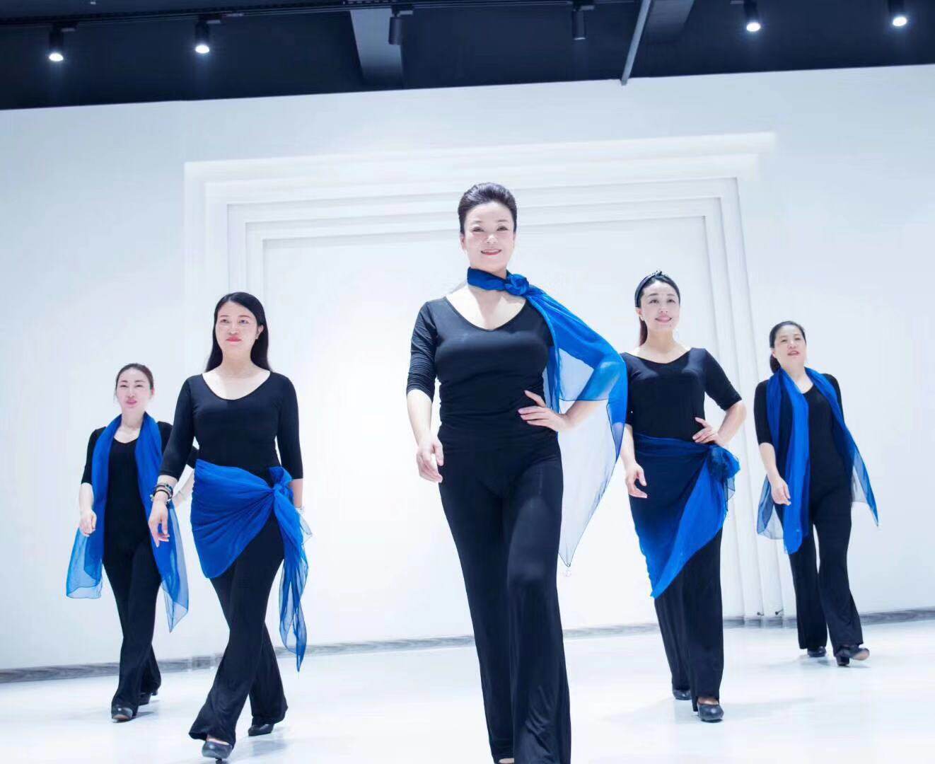 奈斯瑜形体训练功服礼仪衣女修身2019新款夏肚皮舞蹈走秀成人古典