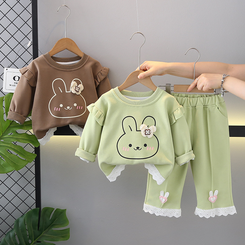 【高品质】新款女宝春秋两件套