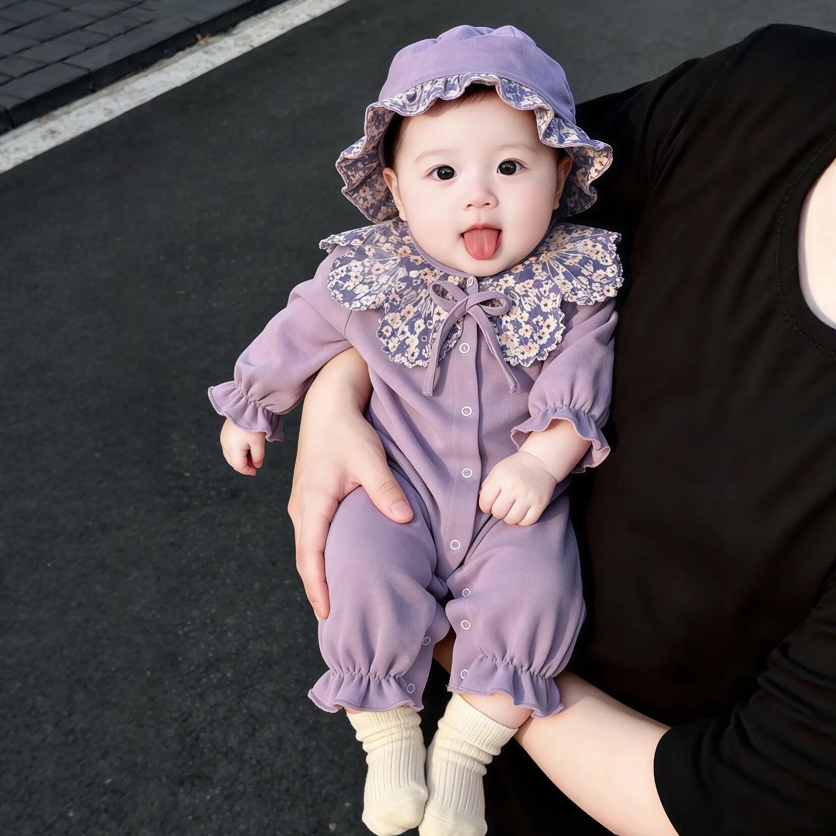女宝宝秋装1周岁一9七7八8六10十个月婴儿衣服春天秋季女孩连体衣
