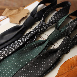 复古职业正装商务冷色调绅士8CM领带男士手打款绅士西装衬衫配件