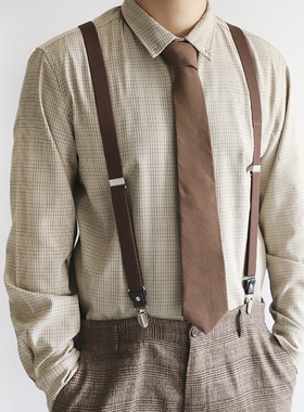 温柔触感 桃皮绒8CM男士正装咖啡黑色蓝色酒红领带 结婚司仪新郎