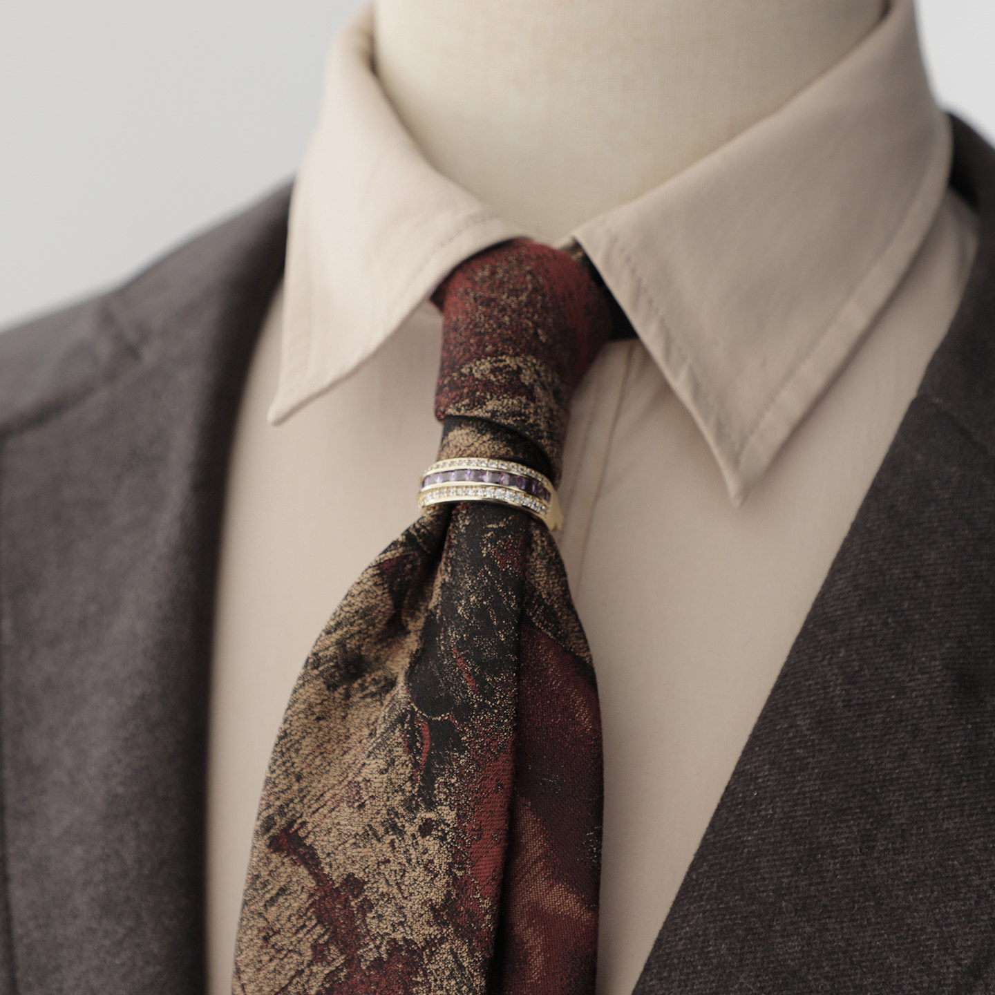 复古简约轻奢提花凹凸质感礼盒装