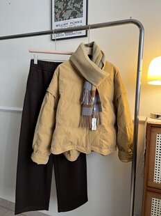 清仓不退换她行SHEGO 韩系冬时尚金丝绒羽绒服外套 设计师款原499