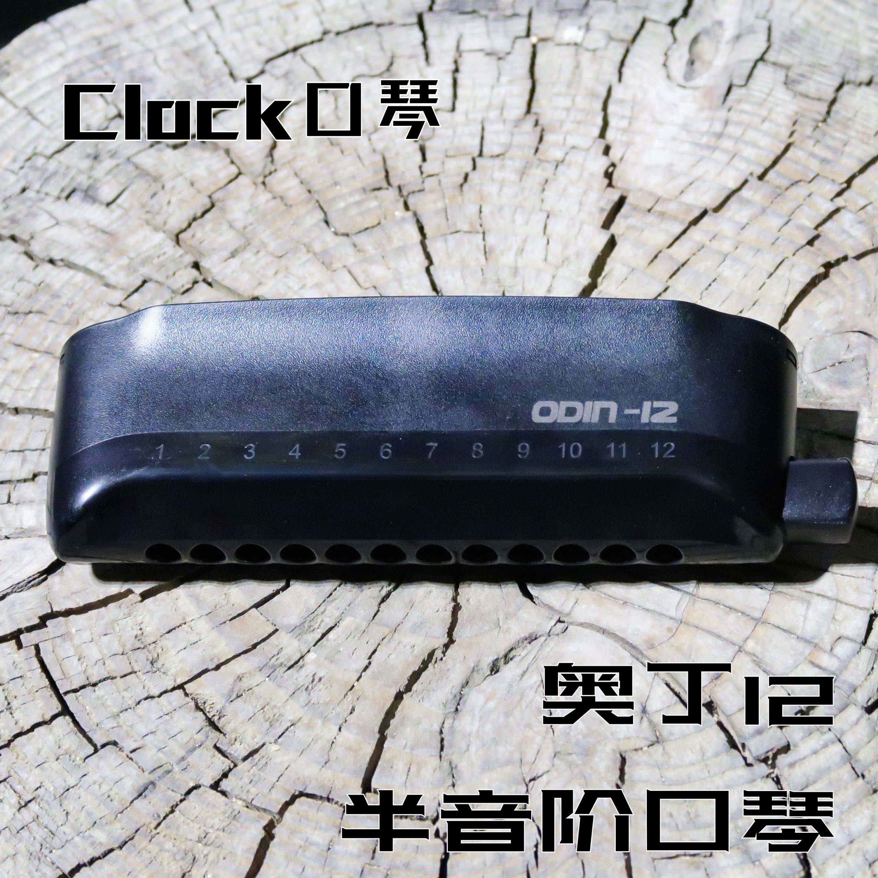 奥丁12孔半音阶口琴48音新手初学者入门款方便秒拆卸易保养清洁