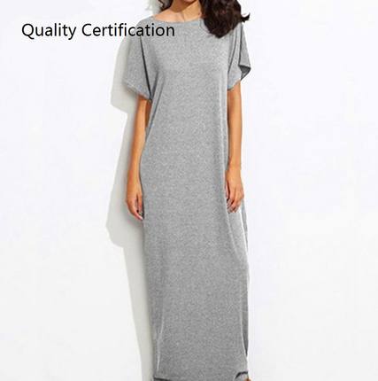 Fashion Solid Loose Dress Vestidos summer clothes for women