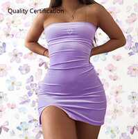 Summer Women Sleeveless Backless Slim Dresses Female Party