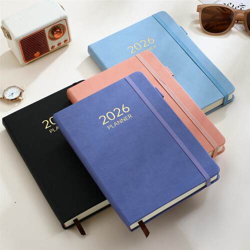 2026 calendar daily weekly schedule book planner