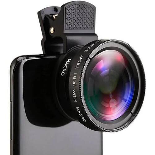 2 in 1 Lens Universal Clip 37mm Mobile Phone Lens Profession