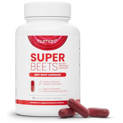 美国humanN SuperBeets 甜菜根1000毫克血压心脏血管 健康90粒