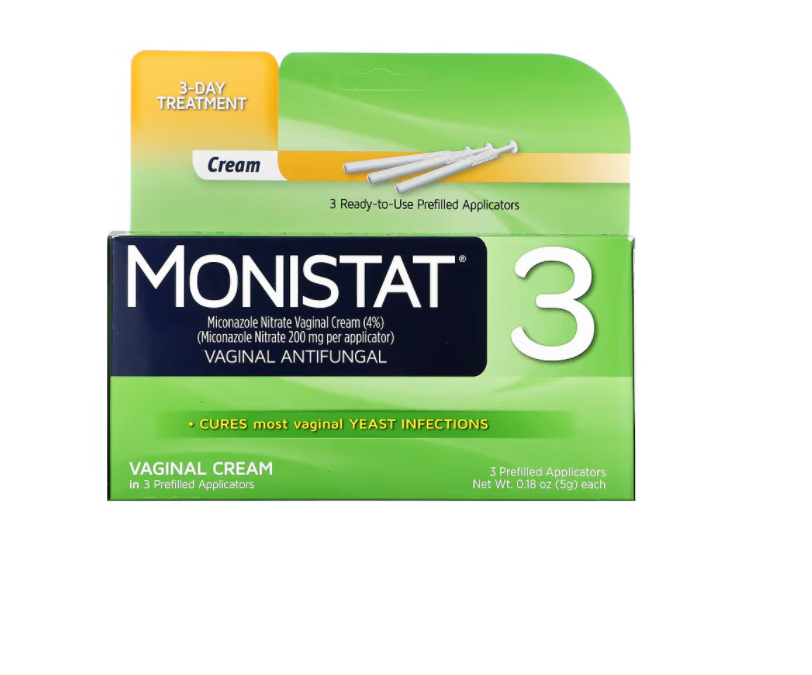 美国Monistat 3天组合装 3粒 Ovule 栓剂阴道使用 痒 豆腐渣 保养