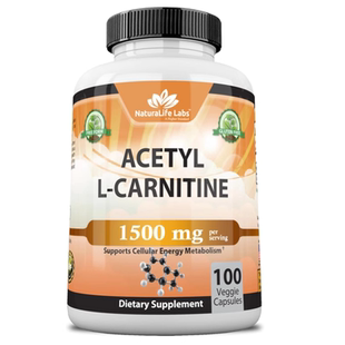 美国 NaturaLife Labs 乙酰左旋肉碱 1500毫克运动营养记忆专注力