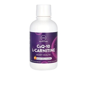 美国MRM Nutrition液体辅酶 Q10 L-肉碱，橙子香草味（480 毫升）
