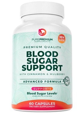 美国PurePremium血糖支持补充剂 20种活性成分肉桂 苦瓜 铬 桑蚕