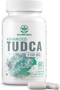 美国TUDCA肝脏补充剂 1100 毫克 超强胆汁盐清洁排毒和修复60 粒